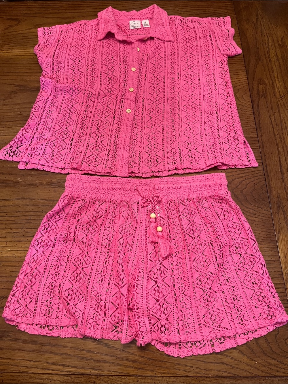 Goa Beachwear‎ by Japra Pink Two-Piece Set, size medium